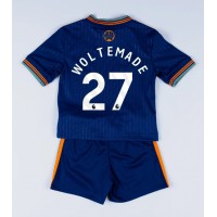 Newcastle United Nick Woltemade #27 Tredjedraktsett Barn 2025-26 Kortermet (+ Korte bukser)